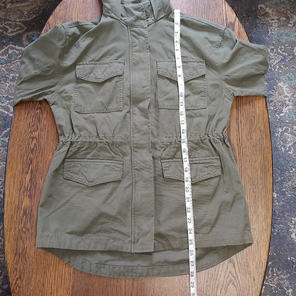 Universal Thread Olive Green Anorak Utility Jacket Size Women's XS Like NEW
